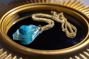 Blue Agate Pendant