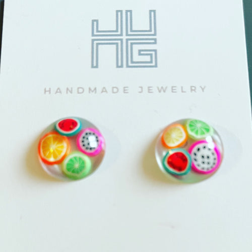 Fruit Slice Post Earrings