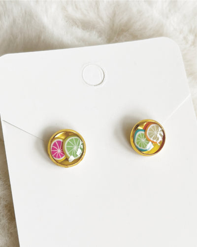 Resin fruit studs