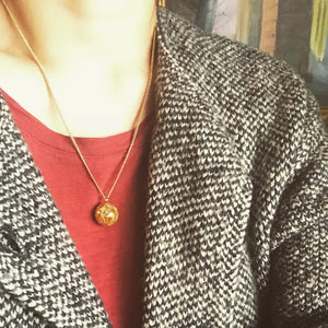 Gold Orb Pendant