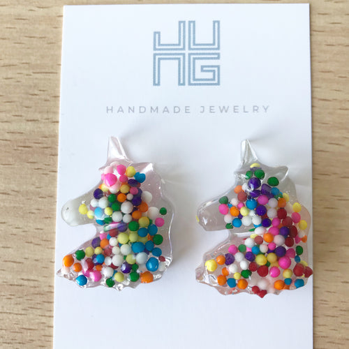Candy Unicorn Studs