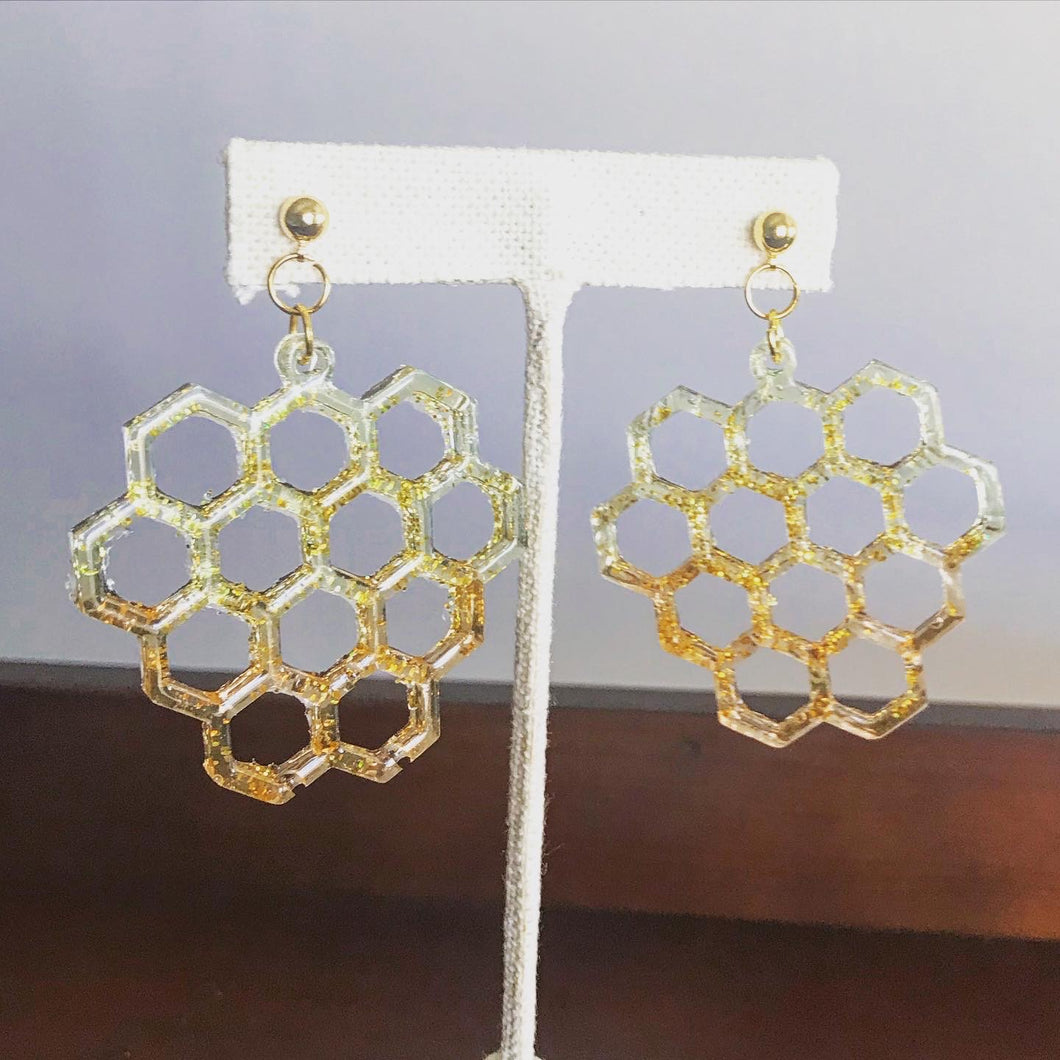 Honeycomb Earrings