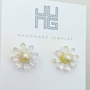 Genuine Saltwater Pearl Studs